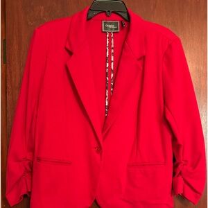 Red ladies blazer